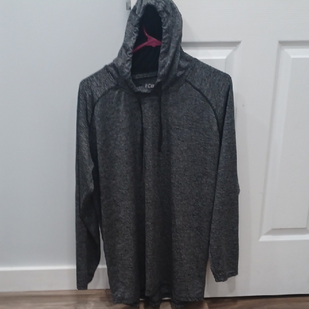 Cougar Gray Athletic Performance Top Hoodie